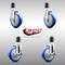 Service Caster 5 Inch 316SS Blue Poly Swivel 1-7/8 Inch Expanding Stem Caster Brake SCC, 2PK SS316EX20S514-PPUB-BLUE-2-TLB-2-178 - alternate 2